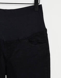 Черные эластичные джинсы «мом» Cotton:On Maternity