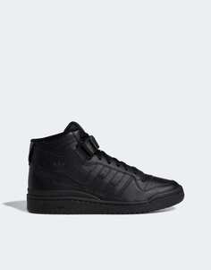 Черные баскетбольные кроссовки adidas