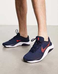 Темно-синие и красные кроссовки Nike Training Legend Essential