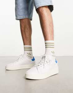 Бело-синие кроссовки adidas Originals Stan Smith Relasted