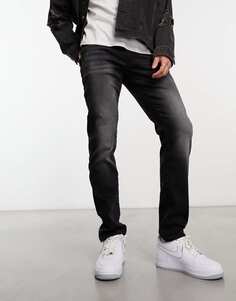 Черные узкие эластичные джинсы Only &amp; Sons Loom
