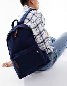 Темно-синий вельветовый рюкзак с логотипом Polo Ralph Lauren