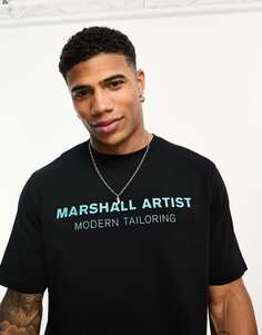 Черная футболка с логотипом Marshall Artist dpm