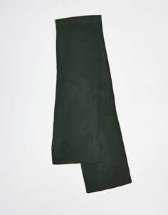 Темно-зеленый шарф в рубчик French Connection FCUK
