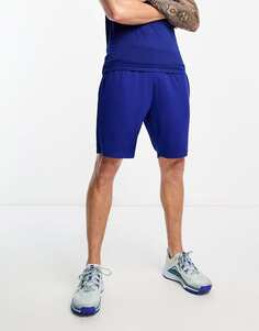 Синие шорты для тренировок Threadbare Fitness