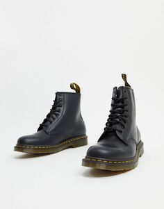 Черные ботинки с 8 люверсами Dr Martens 1460