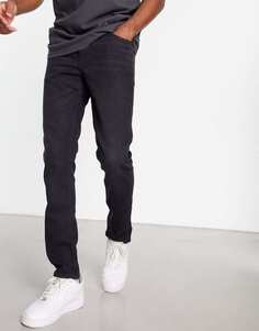 Черные узкие джинсы ASOS DESIGN