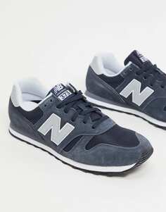 Темно-синие и серые кроссовки New Balance 373