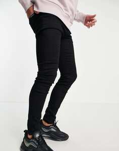 Черные джинсы суперскинни Calvin Klein Jeans