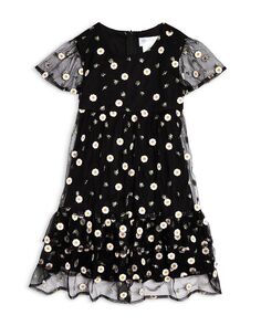 Сетчатое платье с вышивкой Daisy для девочек - Little Kid US Angels