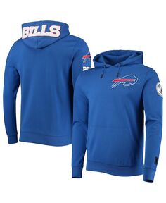 Мужской пуловер с капюшоном и логотипом Royal Buffalo Bills Pro Standard