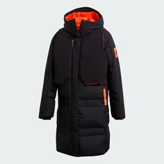 Пуховик Adidas My Shelter Cold Ready, черный/оранжевый