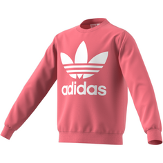 Свитшот Adidas Trefoil Crew, розовый/белый