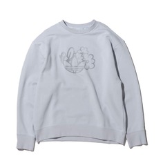 Свитшот Adidas Originals х Melting Sadness Crew, светло-голубой