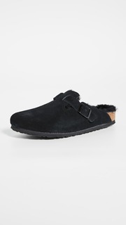 Сандалии Birkenstock Boston Shearling, черный