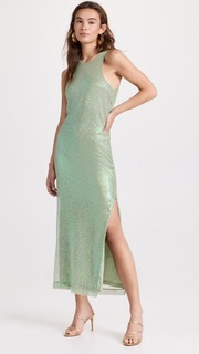 Платье byTiMo Sequins Strap, зеленый