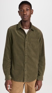 Рубашка Alex Mill Mill Shirt In Fine Wale Cord, милитари