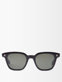 Солнцезащитные очки broadway в d-образной оправе из ацетата ацетата Garrett Leight, черный
