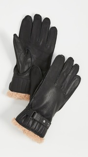 Перчатки Barbour Barbour Leather Utility, черный