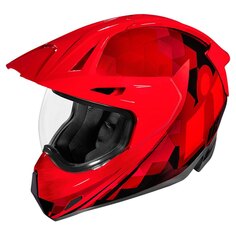 Шлем полнолицевой Icon Variant Pro Ascension, красный