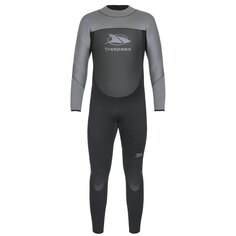 Неопреновый костюм Trespass Diver 5 мм Long Sleeve Back Zip, черный