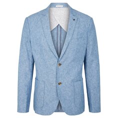 Блейзер Tom Tailor Linen 1037190, синий