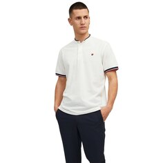 Поло с коротким рукавом Jack &amp; Jones Bluwin Mao, белый