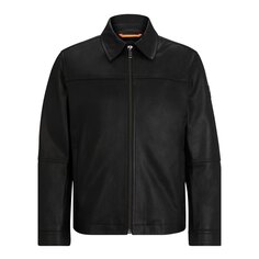 Куртка BOSS Jomir 10253156 Leather, черный