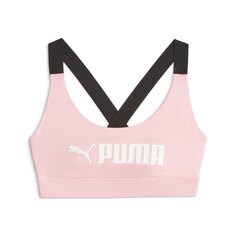 Спортивный бюстгальтер Puma Mid Impact Fit, розовый