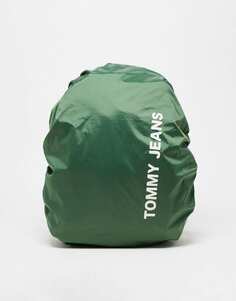 Зеленый дождевик для рюкзака Tommy Jeans Essential