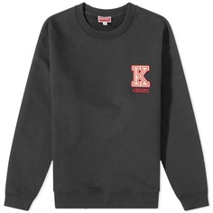 Свитшот Kenzo K Crest Classic Crew, черный