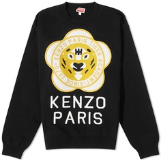 Свитшот Kenzo Tiger Academy Crew, черный