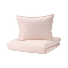 Комплект постельного белья Ikea Bergpalm, 2 предмета, 150x200/50x60 см, светло-розовый