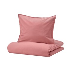 Комплект постельного белья Ikea Angslilja, 2 предмета, 150x200/50x60 см, розовый
