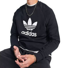 Свитшот Adidas Originals Adicolour Trefoil Logo, черный