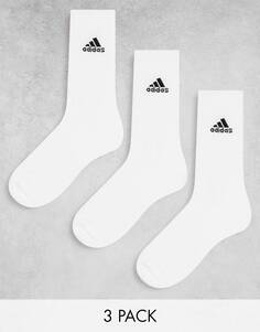 3 пары белых носков adidas Sportswear