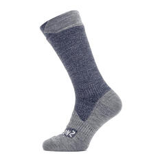 Длинные носки Sealskinz на любую погоду, синий / темно-синий / серый