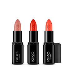 KIKO Milano Набор питательных губных помад Smart Fusion Lipstick Kit All The Must Have 3x3g
