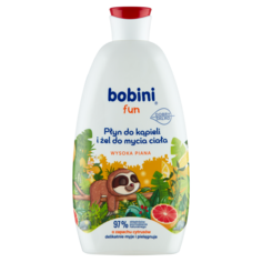 Bobini Fun пена для ванн и гель для душа для детей лимон, 500 мл