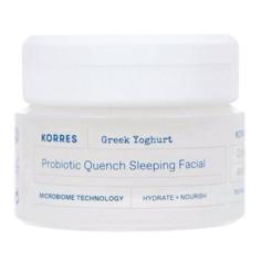 Korres Greek Yoghurt ультраувлажняющая крем-маска для лица на ночь, 40 мл