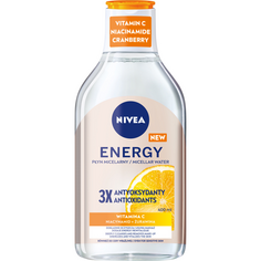 Nivea Energy мицеллярная вода для лица с антиоксидантами, 400 мл