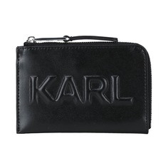 Картхолдер Karl Lagerfeld K/karl Seven Emboss Zip, черный