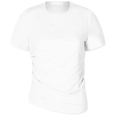 Helmut lang перекрученная футболка, белый