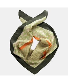 Deruta - Шелковый шейный платок для мужчин - Лайм Elizabetta