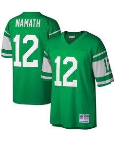 Реплика мужского джерси Big and Tall Joe Namath Kelly Green New York Jets Legacy Mitchell &amp; Ness