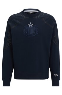 Свитшот Boss X Nfl Cotton-blend With Collaborative Branding, Cowboys