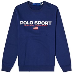 Свитшот Polo Ralph Lauren Polo Sport Crew, синий/белый
