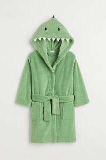 Халат H&amp;M Home Dinosaur, зеленый