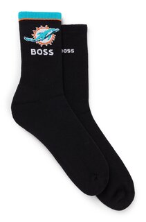 Комплект носков Boss X Nfl Cotton Short, 2 предмета, Dolphins