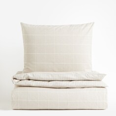 Комплект односпального постельного белья H&amp;M Home Flannel, светло-бежевый